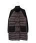 MONCLER（モンクレール）の古着「ニット切替ダウンコート」｜ブラック