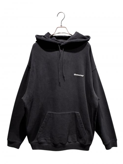 BALENCIAGA（バレンシアガ）BALENCIAGA (バレンシアガ) ロゴパーカー ブラック サイズ:ｓの古着・服飾アイテム