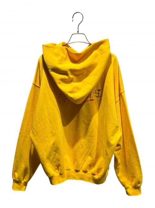 BALENCIAGA（バレンシアガ）BALENCIAGA (バレンシアガ) デストロイキャンペーンロゴスウェットパーカー イエロー サイズ:XXSの古着・服飾アイテム