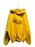 BALENCIAGA（バレンシアガ）の古着「デストロイキャンペーンロゴスウェットパーカー」｜イエロー