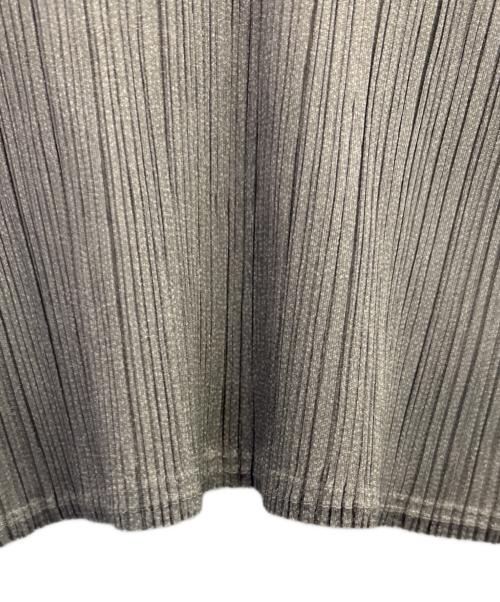 PLEATS PLEASE（プリーツプリーズ）PLEATS PLEASE (プリーツプリーズ) プリーツカットソー グレー サイズ:3の古着・服飾アイテム