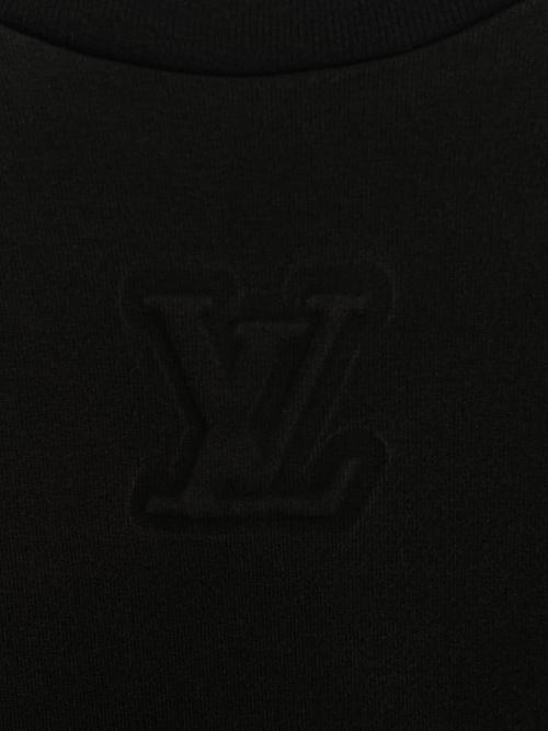 LOUIS VUITTON（ルイ ヴィトン）LOUIS VUITTON (ルイ ヴィトン) エンボスロゴTシャツ ブラック サイズ:XXLの古着・服飾アイテム