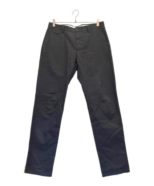 Maison Margiela（メゾンマルジェラ）Maison Margiela (メゾンマルジェラ) コットンツイルトラウザーパンツ ブラック サイズ:48の古着・服飾アイテム