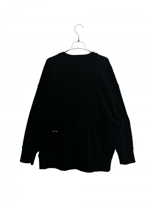 GIVENCHY（ジバンシィ）GIVENCHY (ジバンシィ) メタル ディティール オーバーサイズ スウェット ブラック サイズ:Sの古着・服飾アイテム