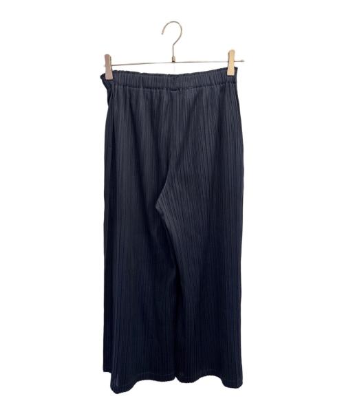 PLEATS PLEASE（プリーツプリーズ）PLEATS PLEASE (プリーツプリーズ) クロップ丈・ハーフパンツ ネイビー サイズ:4の古着・服飾アイテム