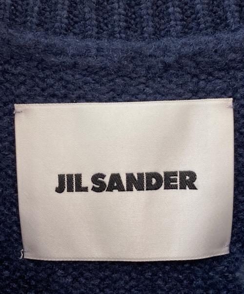 JIL SANDER（ジルサンダー）JIL SANDER (ジルサンダー) シルクニットベスト ネイビー サイズ:34の古着・服飾アイテム