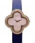 VAN CLEEF & ARPELS（ヴァンクリーフ＆アーペル）の古着「アルハンブラ ミディアム ウォッチ/ホワイトシェル文字盤/K18YG」｜ホワイトシェル文字盤