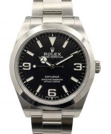 ROLEX（ロレックス）の古着「エクスプローラーⅠ Ref:214270 ブラック文字盤」｜黒文字盤