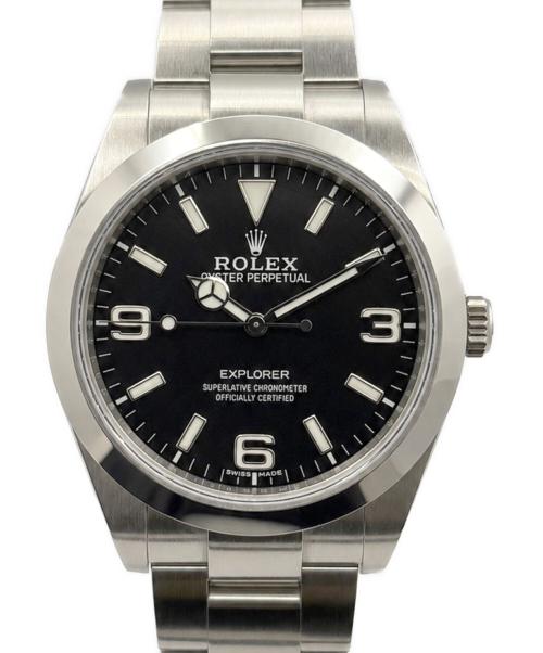 ROLEX（ロレックス）ROLEX (ロレックス) エクスプローラーⅠ Ref:214270 ブラック文字盤 黒文字盤 サイズ:39mmの古着・服飾アイテム