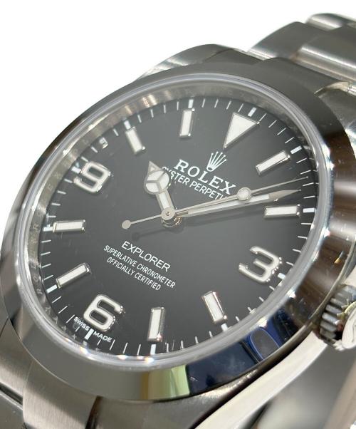 ROLEX（ロレックス）ROLEX (ロレックス) エクスプローラーⅠ Ref:214270 ブラック文字盤 黒文字盤 サイズ:39mmの古着・服飾アイテム