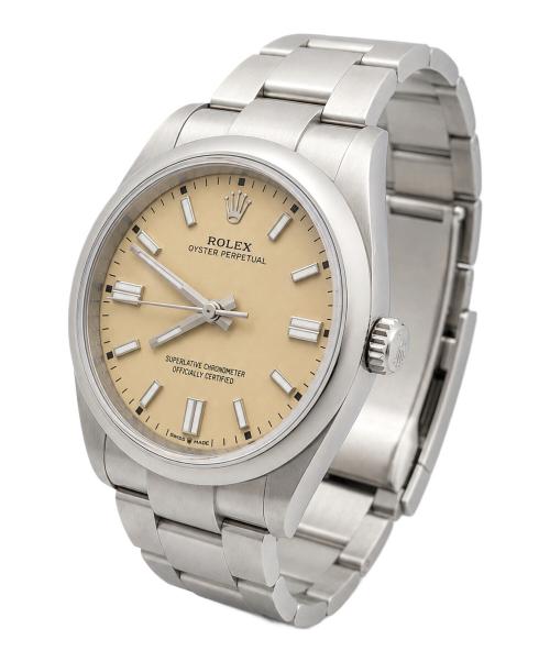 ROLEX（ロレックス）ROLEX (ロレックス) Oyster Perpetual 36/オイスター パーペチュアル 36/Ref.126000/ベージュ文字盤 ベージュ文字盤 サイズ:36mm/18cmの古着・服飾アイテム