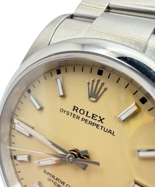 ROLEX（ロレックス）ROLEX (ロレックス) Oyster Perpetual 36/オイスター パーペチュアル 36/Ref.126000/ベージュ文字盤 ベージュ文字盤 サイズ:36mm/18cmの古着・服飾アイテム