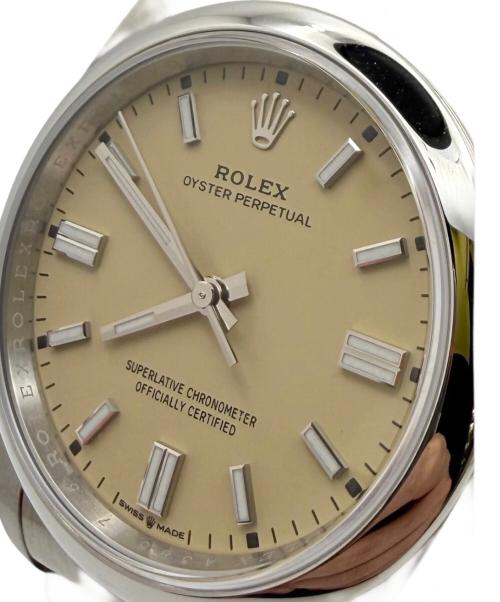ROLEX（ロレックス）ROLEX (ロレックス) Oyster Perpetual 36/オイスター パーペチュアル 36/Ref.126000/ベージュ文字盤 ベージュ文字盤 サイズ:36mm/18cmの古着・服飾アイテム