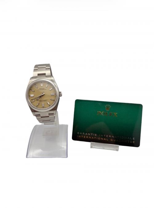 ROLEX（ロレックス）ROLEX (ロレックス) Oyster Perpetual 36/オイスター パーペチュアル 36/Ref.126000/ベージュ文字盤 ベージュ文字盤 サイズ:36mm/18cmの古着・服飾アイテム