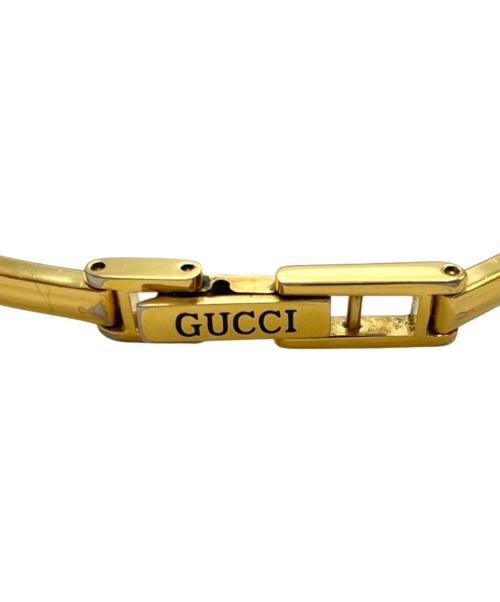 GUCCI（グッチ）GUCCI (グッチ) チェンジベゼルバングルウォッチ 白文字盤の古着・服飾アイテム
