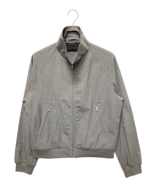 PRADA（プラダ）PRADA (プラダ) ウールスイングトップジャケット ライトグレー サイズ:48の古着・服飾アイテム