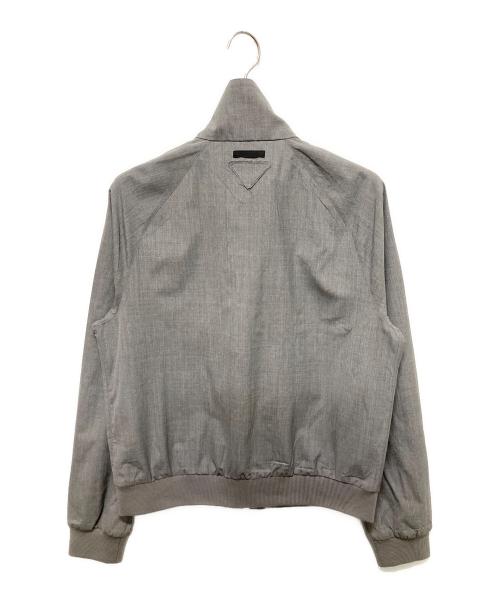 PRADA（プラダ）PRADA (プラダ) ウールスイングトップジャケット ライトグレー サイズ:48の古着・服飾アイテム
