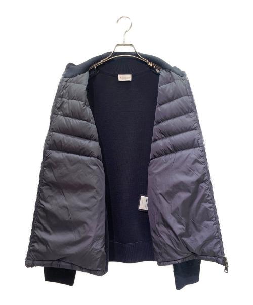 MONCLER（モンクレール）MONCLER (モンクレール) CARDIGAN TRICOT/ダウン切替ニット/G209198B50700 A9341 ネイビー サイズ:XLの古着・服飾アイテム