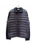 MONCLER（モンクレール）の古着「CARDIGAN TRICOT/ダウン切替ニット/G209198B50700 A9341」｜ネイビー