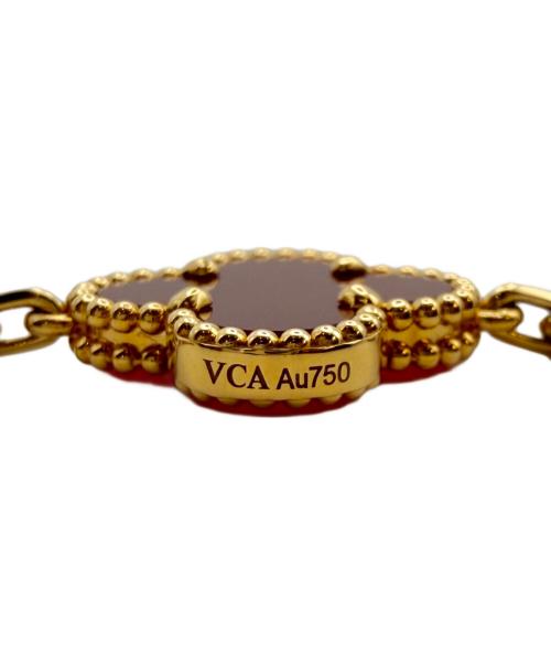VAN CLEEF & ARPELS（ヴァンクリーフ＆アーペル）VAN CLEEF & ARPELS (ヴァンクリーフ＆アーペル) ヴィンテージアルハンブラ 5P カーネリアン ブレスレットの古着・服飾アイテム