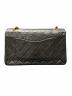 CHANEL (シャネル) マトラッセ25/Wフラップチェーンショルダーバッグ ブラック×ゴールド金具 サイズ:25：800000円