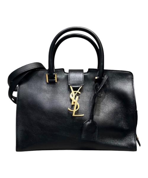 Saint Laurent Paris（サンローランパリ）Saint Laurent Paris (サンローランパリ) Baby Cabas/ベイビーカバス ブラックの古着・服飾アイテム