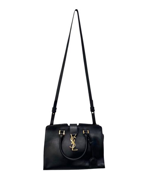 Saint Laurent Paris（サンローランパリ）Saint Laurent Paris (サンローランパリ) Baby Cabas/ベイビーカバス ブラックの古着・服飾アイテム