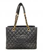 CHANELシャネル）の古着「GSTトートバッグ」｜ブラック