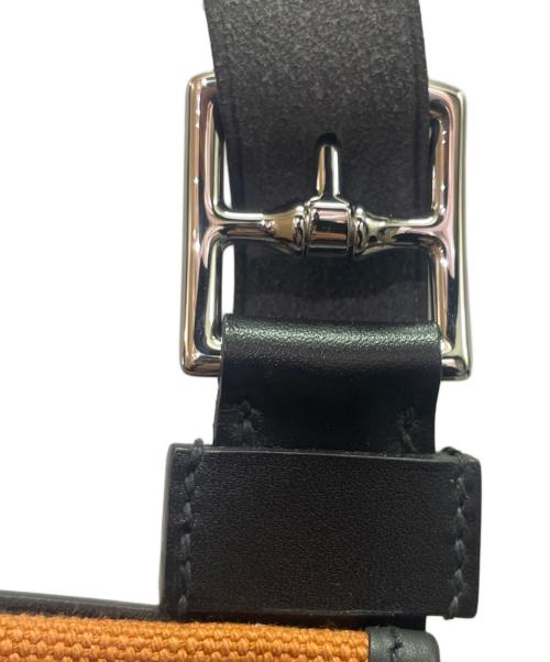 HERMES（エルメス）HERMES (エルメス) Etrivière Pocket 35 エトリヴィエールポケット35 B刻印:2023年製 ブラウン系/ブラック サイズ:35の古着・服飾アイテム