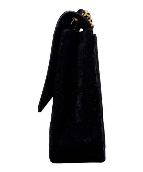 CHANEL（シャネル）CHANEL (シャネル) マトラッセ34 ベロアチェーンショルダーバッグ ブラック サイズ:34の古着・服飾アイテム