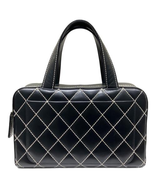 CHANEL（シャネル）CHANEL (シャネル) ワイルドステッチ/ハンドバッグ ブラックの古着・服飾アイテム