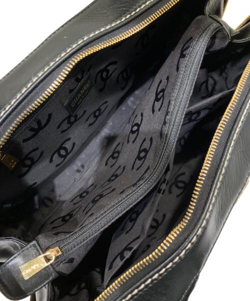 CHANEL（シャネル）CHANEL (シャネル) ワイルドステッチ/ハンドバッグ ブラックの古着・服飾アイテム