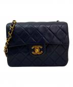 CHANELシャネル）の古着「ミニマトラッセ」｜ネイビー