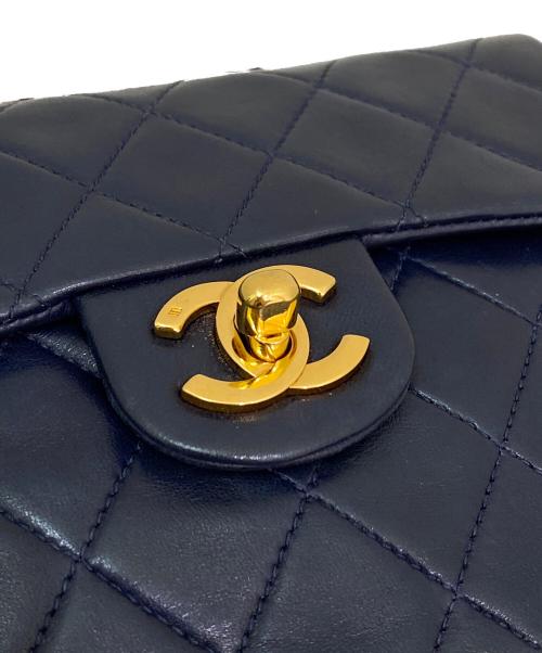 CHANEL（シャネル）CHANEL (シャネル) ミニマトラッセ ネイビー サイズ:ミニの古着・服飾アイテム