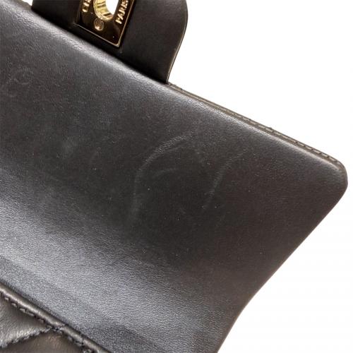 CHANEL（シャネル）CHANEL (シャネル) マトラッセ ミニ トップハンドルクラシックハンドバッグ/ネイビー×ゴールド金具 ネイビー×ゴールド金具 サイズ:20cmの古着・服飾アイテム