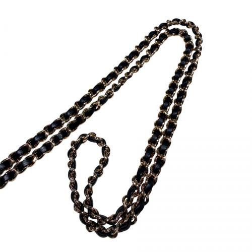 CHANEL（シャネル）CHANEL (シャネル) マトラッセ ミニ トップハンドルクラシックハンドバッグ/ネイビー×ゴールド金具 ネイビー×ゴールド金具 サイズ:20cmの古着・服飾アイテム