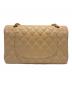 CHANEL (シャネル) Wフラップチェーンショルダーバッグ/マトラッセ25/Medium Classic Flap Bag  ベージュ サイズ:25：1200000円