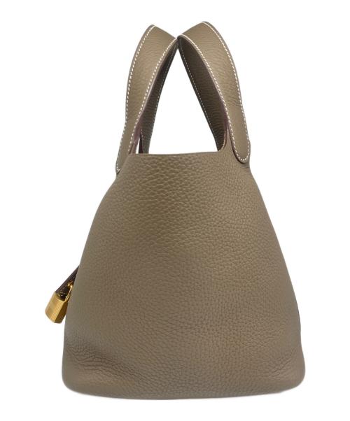 HERMES（エルメス）HERMES (エルメス) ピコタンロックPM/Picotin Lock 18 エトゥープ サイズ:PMの古着・服飾アイテム