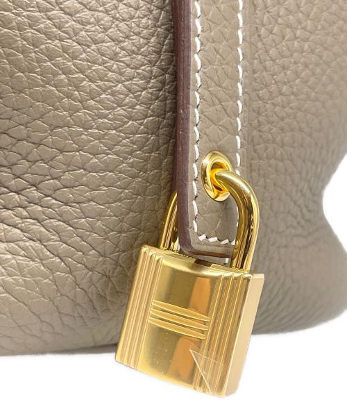 HERMES（エルメス）HERMES (エルメス) ピコタンロックPM/Picotin Lock 18 エトゥープ サイズ:PMの古着・服飾アイテム