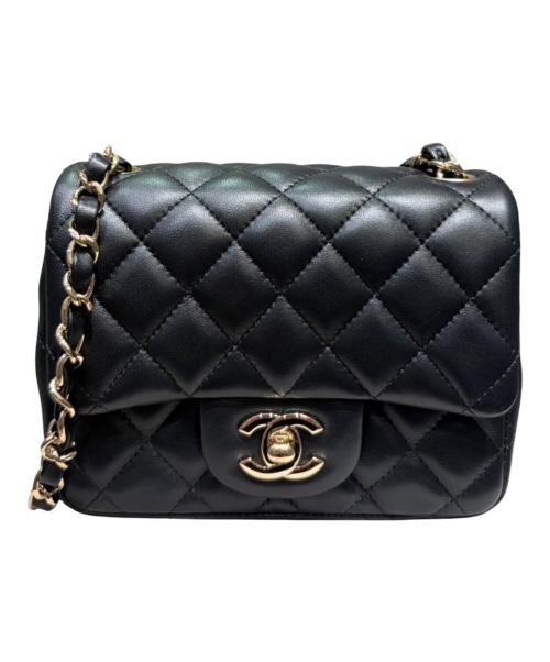 CHANEL（シャネル）CHANEL (シャネル) ミニマトラッセ チェーンショルダーバッグ ブラック サイズ:ミニの古着・服飾アイテム