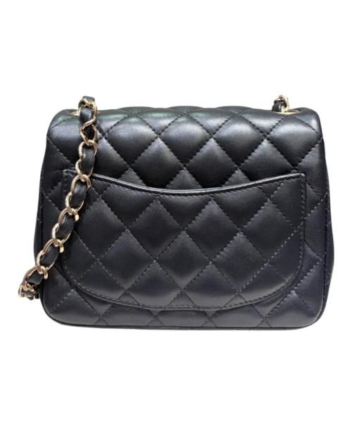 CHANEL（シャネル）CHANEL (シャネル) ミニマトラッセ チェーンショルダーバッグ ブラック サイズ:ミニの古着・服飾アイテム