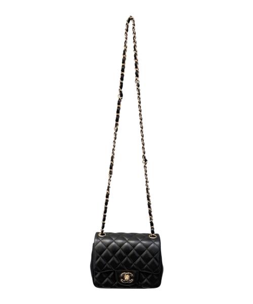 CHANEL（シャネル）CHANEL (シャネル) ミニマトラッセ チェーンショルダーバッグ ブラック サイズ:ミニの古着・服飾アイテム