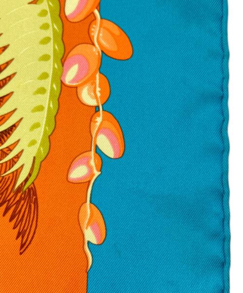 HERMES（エルメス）HERMES (エルメス) カレ90/Mythiques Phoenix/不死鳥の神話 スカイブルー サイズ:90の古着・服飾アイテム