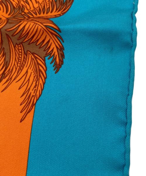 HERMES（エルメス）HERMES (エルメス) カレ90/Mythiques Phoenix/不死鳥の神話 スカイブルー サイズ:90の古着・服飾アイテム