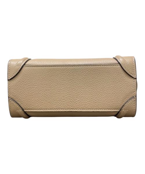 CELINE（セリーヌ）CELINE (セリーヌ) ラゲージ ナノ ショルダーバッグ ベージュ サイズ:ナノの古着・服飾アイテム