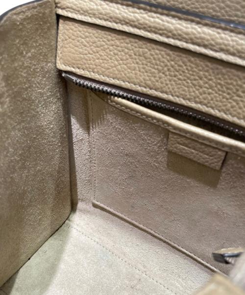 CELINE（セリーヌ）CELINE (セリーヌ) ラゲージ ナノ ショルダーバッグ ベージュ サイズ:ナノの古着・服飾アイテム