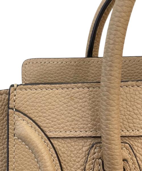 CELINE（セリーヌ）CELINE (セリーヌ) ラゲージ ナノ ショルダーバッグ ベージュ サイズ:ナノの古着・服飾アイテム
