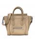 CELINE（セリーヌ）の古着「ラゲージ ナノ ショルダーバッグ」｜ベージュ