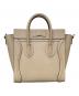 CELINE (セリーヌ) ラゲージ ナノ ショルダーバッグ ベージュ サイズ:ナノ：180000円