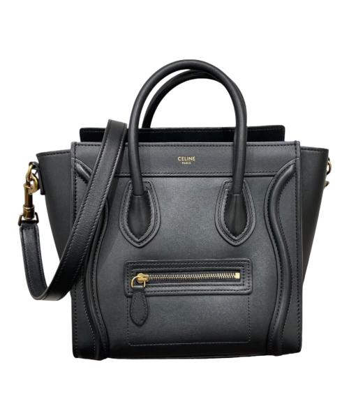CELINE（セリーヌ）CELINE (セリーヌ) ラゲージ ナノ ブラック サイズ:ナノの古着・服飾アイテム